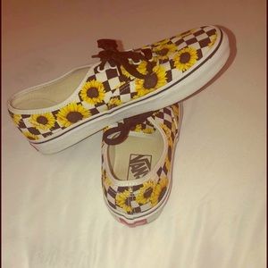 Custom Sunflower Vans